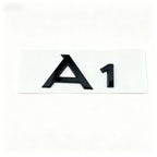 4 Ring Logo ABS For Audi A1 2008-2022 Black Car Hood Front Grill Emblem Rear Trunk Badge A1 Quattro Sline Emblem Car Accessories