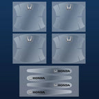 4/8Pcs Car Accessories Door Handle Badge Door Bowl Trim Sticker For Honda Mugen Accord Civic Vezel Jazz City HRV Insight