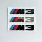Suitable For BMW Group M3 Emblem Standard Trunk Tail Standard ABS Logo Sticker For BMW E30 E46 E36 E90/E92/E93 F80 GTS CRT CSL