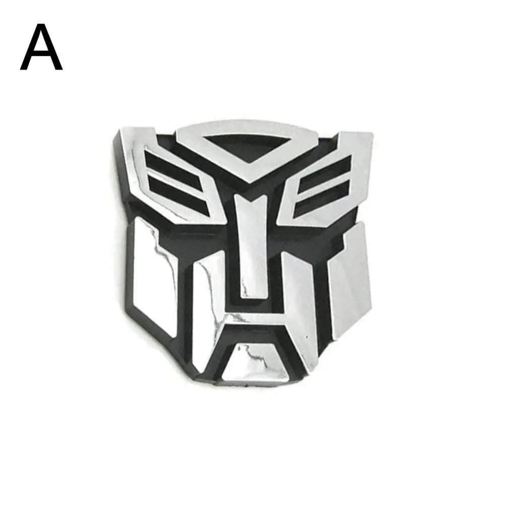 New 3D Car Stickers For Transformer Badge Decepticon Emblem Tail Decal Cool Autobots Logo Car Styling Motorcycle Car Accessories