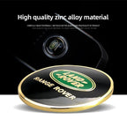 Shift Knob Decoration Metal Cover Car Console Button Sticker For Land Rover Discovery 2 3 4 Range Rover Freelander SV SVR Velar