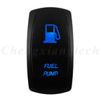 12V 20A Blue Led Car Boat Laser Rocker Switch ON OFF, (ON) OFF, ON OFF ON, (ON) OFF ON, (ON) OFF (ON) Waterproof