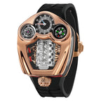 Reloj completamente automático de la mejor marca Pindu, motor de movimiento, diseño personalizado, interesante reloj clásico de moda