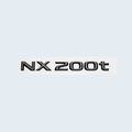 Glossy Black ABS Letters NX200 NX300 NX200t NX300h HYBRID Emblem For Lexus Car Trunk Logo Sticker Badge Accessories