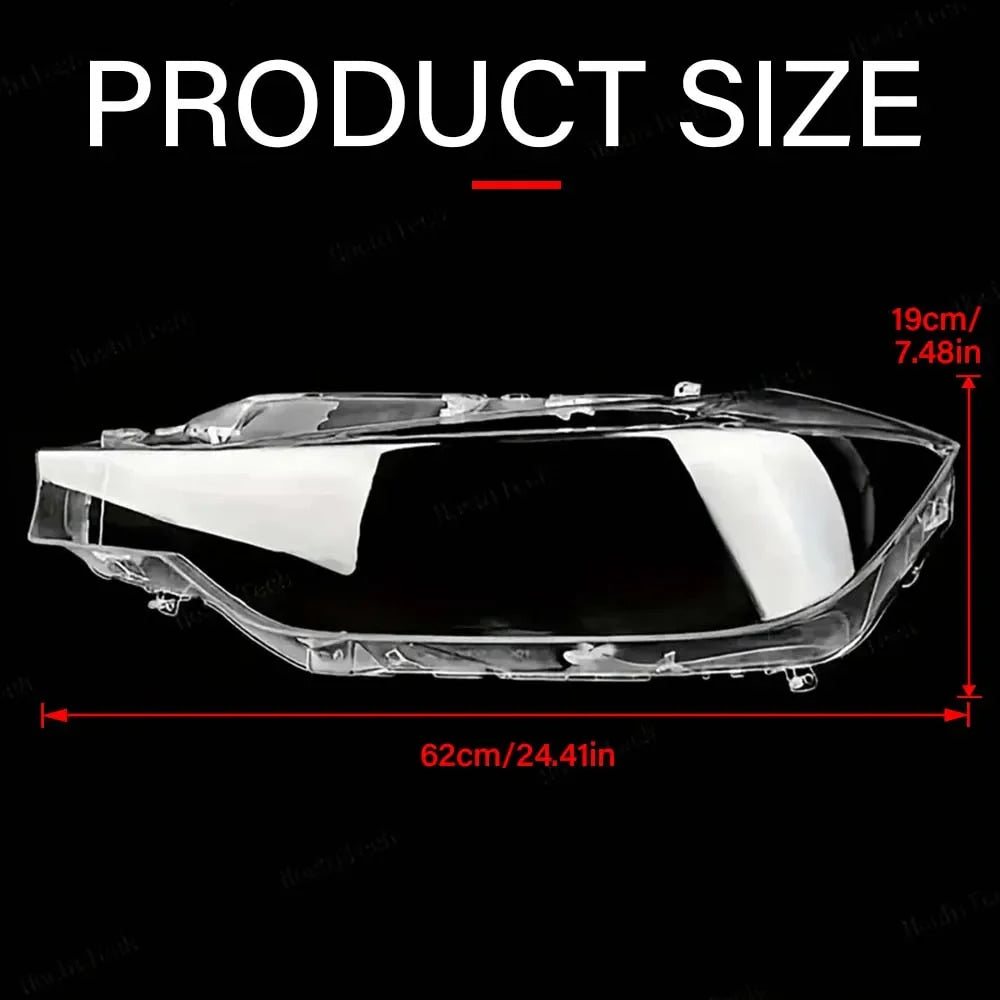 Car Headlight Lens Glass Lampshade Led Headlight For 13-15 BMW 3 Serie Headlight Cover F30 F35 Front Headlight Transparent Cover