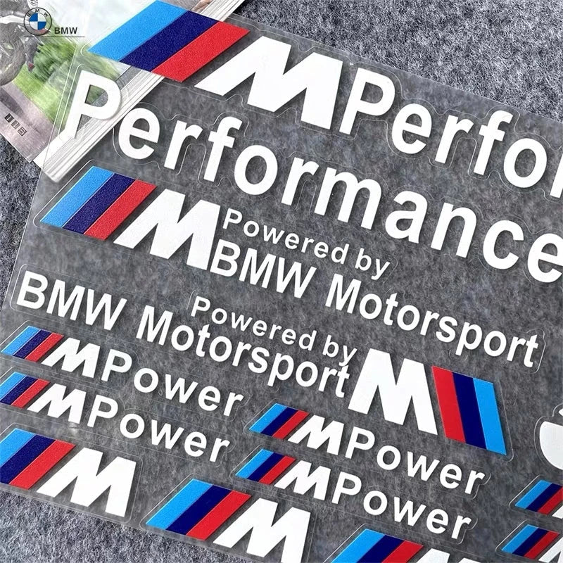 Car Decoration Strip Trunk Sticker Decals Decal For Bmw M Power Performance E93 F10 F20 F30 F40 F25 F26 F31 M3 M5 X1 X3 X5 X6 X7