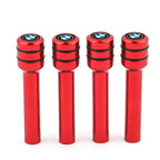 4Pcs Aluminum Alloy Car Door Lock Pins Security Rod Knob Cover For BMW M 50th Anniversary M5 E46 E90 F10 E39 E36 F20 E87 G30 E92