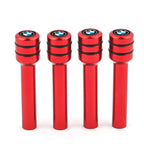 4Pcs Aluminum Alloy Car Door Lock Pins Security Rod Knob Cover For BMW M 50th Anniversary M5 E46 E90 F10 E39 E36 F20 E87 G30 E92