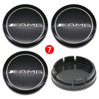 4pcs 56mm 75mm Car Wheel Center Hub Caps Cover Auto Accessories Mercedes Benz Amg C180 C200 C260 W108 W124 W126 W140 W168 W176