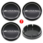 4pcs 56mm 75mm Car Wheel Center Hub Caps Cover Auto Accessories Mercedes Benz Amg C180 C200 C260 W108 W124 W126 W140 W168 W176