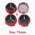 Car Wheel Center Hub Caps 75mm ABS Replacement For Mercedes AMG G Class G63 G500 Modified Styling Accessories Part A0004000900