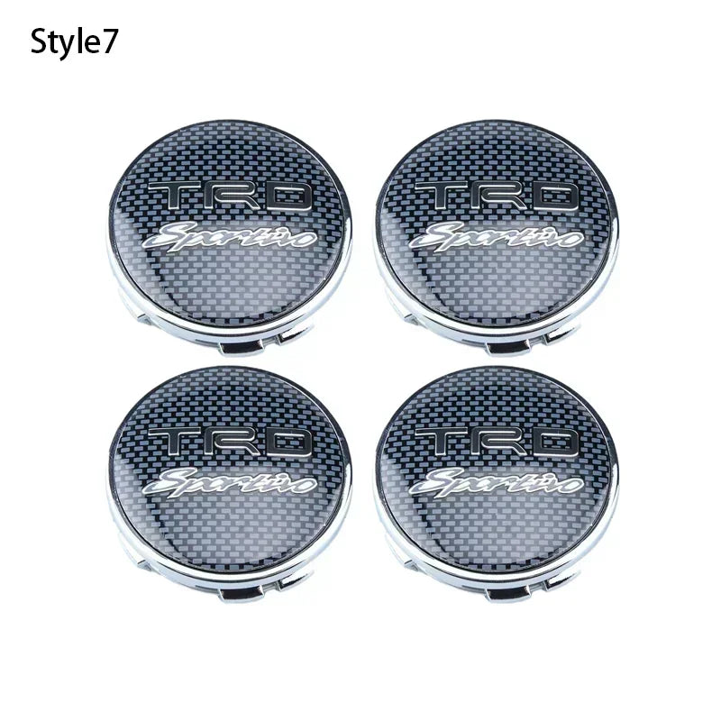 4pcs 60mm Car Tyre Wheel Center Hub Cap Badge For Toyota C-hr Prado Rav4 Yaris Hilux Prius Avensis Corolla Camry Accessories