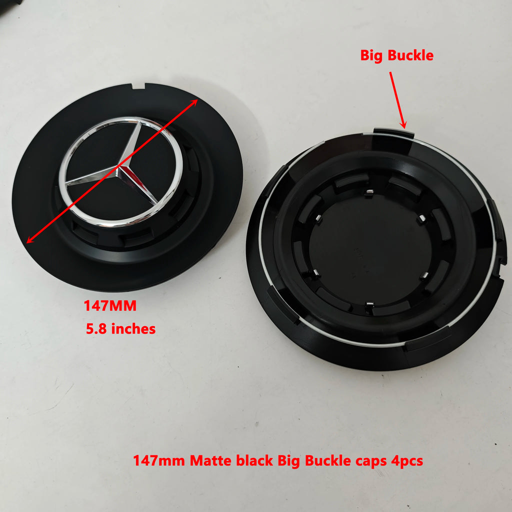 4PCS Aluminum Car Wheel Center Hub Caps for Mercedes-Benz A45S C63S E63S AMG GT GTS C190 Auto Styling Accessories
