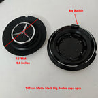 4PCS Aluminum Car Wheel Center Hub Caps for Mercedes-Benz A45S C63S E63S AMG GT GTS C190 Auto Styling Accessories