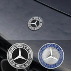 57mm Car Hood Emblem Badge Bonnet Emblem Stickers For Mercedes Benz Brabus AMG W124 W140 W163 W202 W203 W204 W210 W211 W205