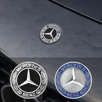57mm Car Hood Emblem Badge Bonnet Emblem Stickers For Mercedes Benz Brabus AMG W124 W140 W163 W202 W203 W204 W210 W211 W205