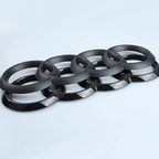 1Pc Audi directly covered front /Rear logo Emblem Refitted four-ring black Badge For Audi A4 A3 A5 A7 Q3 Q5 Q7 Q2 A6 Accessories