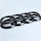 1Pc Audi directly covered front /Rear logo Emblem Refitted four-ring black Badge For Audi A4 A3 A5 A7 Q3 Q5 Q7 Q2 A6 Accessories