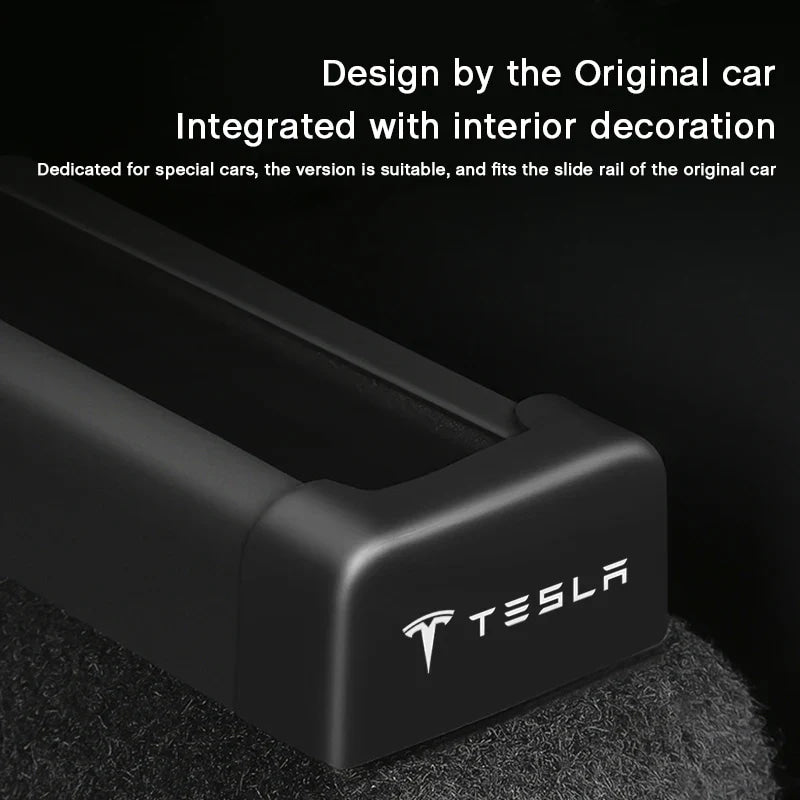 4pcs Seat Rail Cover Protector For Tesla Model 3 Y Juniper Accessories 2021-2026 Rear End Pieces Backseat Slide Protection Mat