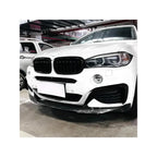 New Performance Gloss Black Front Bumper For BMW X6 F16 M Sport 2015 To 2019 ABS Splitter Lip Spoiler Diffuser By Body Kit