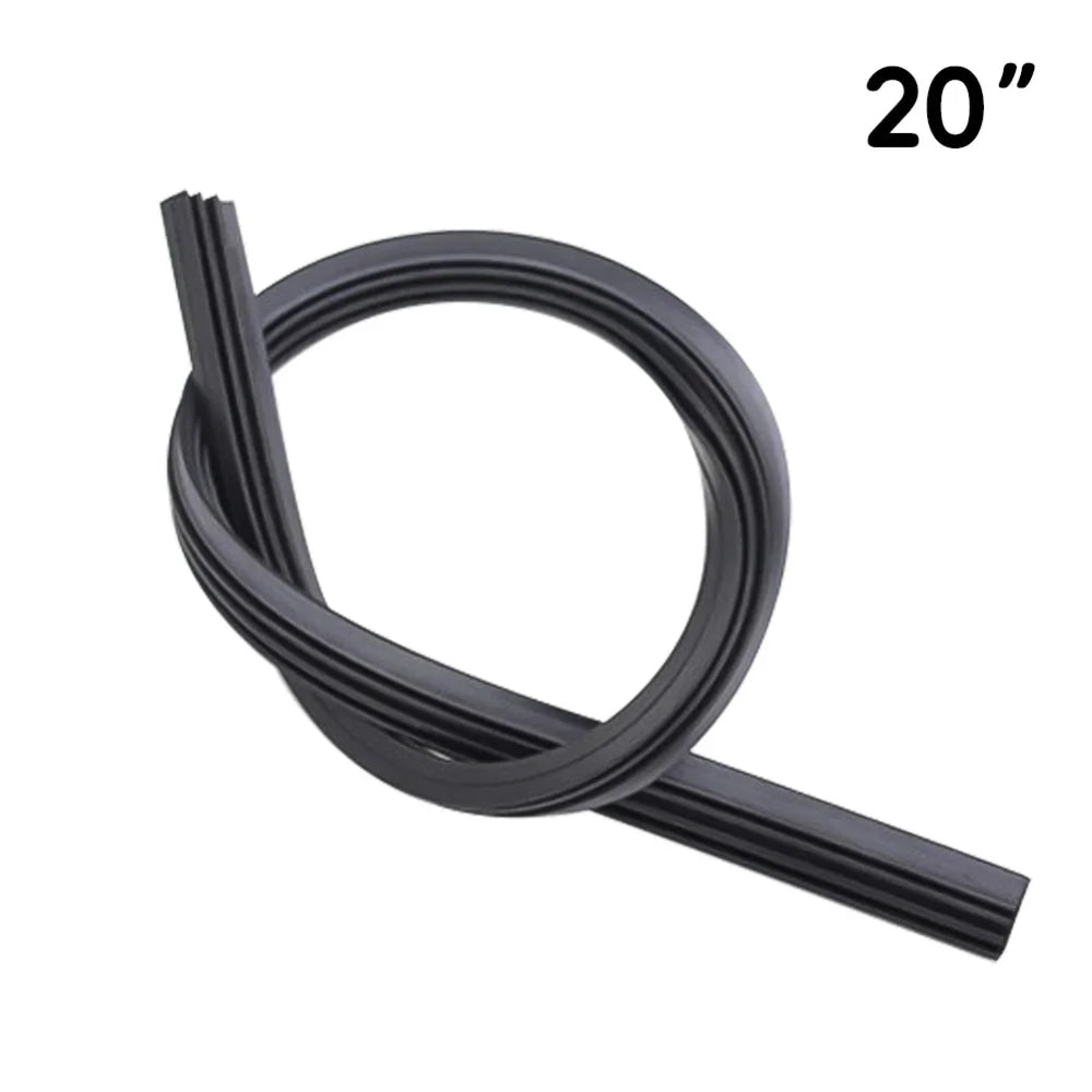 14" - 28" Car Wiper Blade Windscreen Wipers Insert Natural Rubber Strip 6mm Windscreen FR Wipe Car Accessories