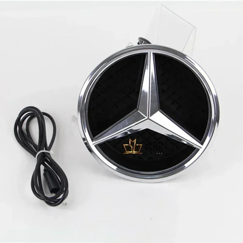 Car Front Emblem Grill Light Led Grille Badge for Mercedes Benz W166 W176 W204 W207 W212 W218 W245 W251 W463 Auto Accessories