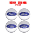 Ford Mustang ST Foose Accessorie 56MM Emblem Car Wheel Center Cap Sticker Decoration for Edge Fusion Shelby Explorer F150 Focus