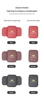 Leather Car Armrest Box Pad Auto Armrest Mat High Quality Accessorie For Chevrolet Camaro Colorado Cobalt Beat Groove Volt Trax
