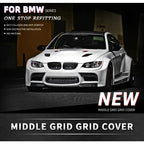 2Pcs Car Style Black Front Kidney Double Slat Grill Grille for-BMW E92 E93 3-Series 328I 335I Coupe LCI 2010-2013