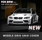 2Pcs Car Style Black Front Kidney Double Slat Grill Grille for-BMW E92 E93 3-Series 328I 335I Coupe LCI 2010-2013
