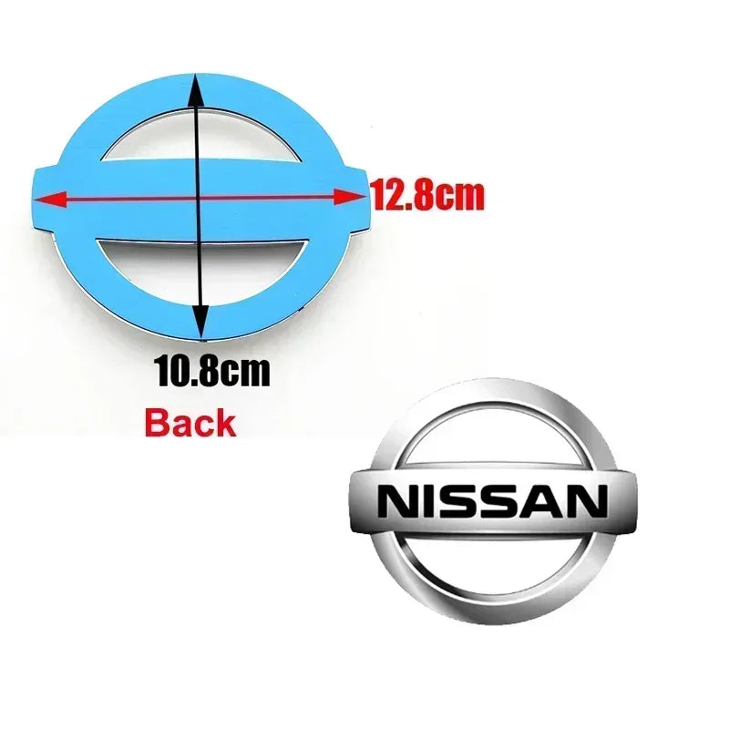 3D ABS New Emblem Car Front Rear Logo for Nissan Tiida Sentra Teana X Trail T30 T32 Almera Kicks Micra Qashqai J10 J11 Leaf Juke