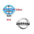 3D ABS New Emblem Car Front Rear Logo for Nissan Tiida Sentra Teana X Trail T30 T32 Almera Kicks Micra Qashqai J10 J11 Leaf Juke