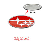For Subaru Forester Outback Legacy Impreza STI BRZ Auto  1PC 58x30mm ABS Car Steering Wheel Center Emblem Badge Decal