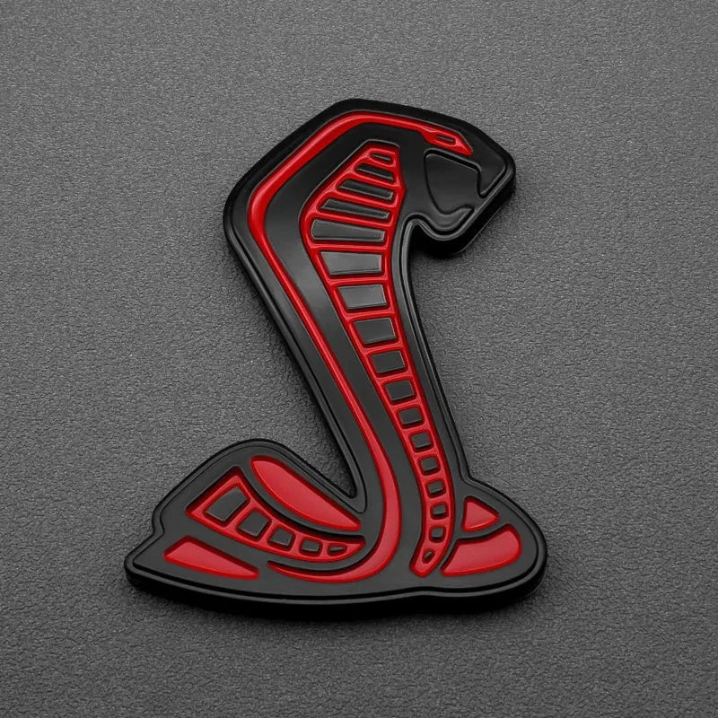 For Ford Focus SVT GT350 R GT500﻿ 3D Metal Snake Cobra Car Front Grille center grid Badge Emblem Side Fender Rear Trunk Sticker