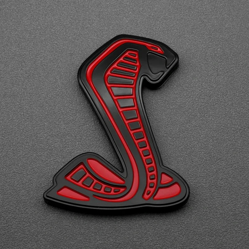 For Ford Focus SVT GT350 R GT500﻿ 3D Metal Snake Cobra Car Front Grille center grid Badge Emblem Side Fender Rear Trunk Sticker