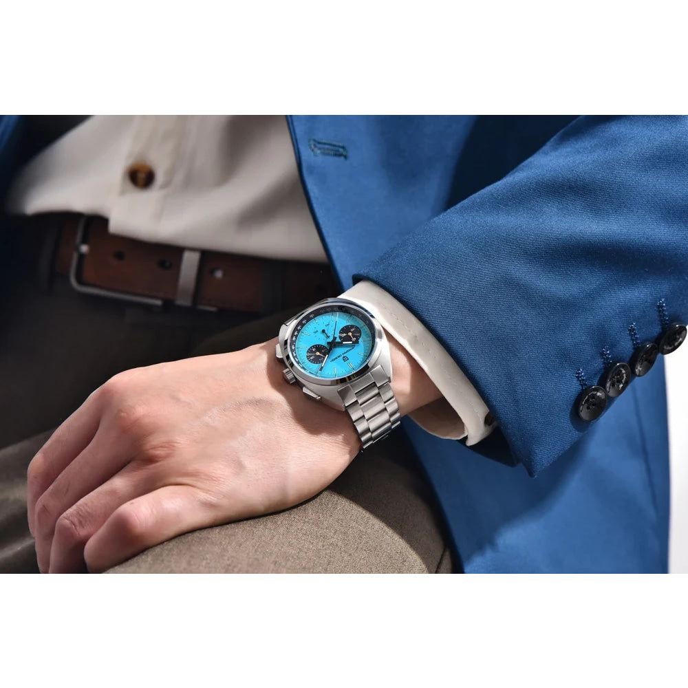 PAGANI DESIGN Panda Mens Watches Quartz Luxury Watch For Men Chronograph VK63 Wristwatches AR Sapphire Waterproof Luminous Clock