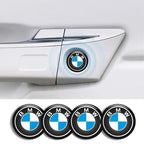 4pcs Car 20mm Door Keyhole Lock Protection Sticker Decor Decals For BMW X1 X2 X3 E46 E36 E34 F10 E90 F30 E60 F30 E53 E30 E92 E87