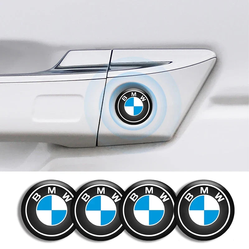 4pcs Car 20mm Door Keyhole Lock Protection Sticker Decor Decals For BMW X1 X2 X3 E46 E36 E34 F10 E90 F30 E60 F30 E53 E30 E92 E87
