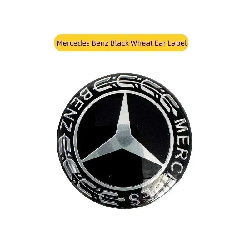 Car Multimedia Knob Decorative Stickers For Mercedes-benz AMG Barbosa W205 C300 W203 W206 W108 W124 W126 W140 W168 W169 W176 GLC