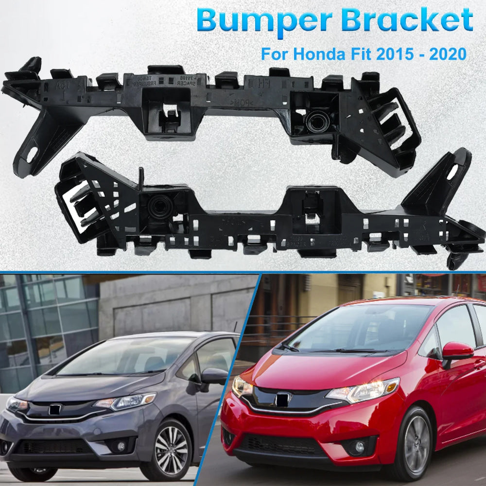 Front Bumper Retainer Bracket Left Right Pair Beam Mount Support For Honda Fit/Jazz 2015 2016 2017 2018 2019 2020 71198-T5A-000