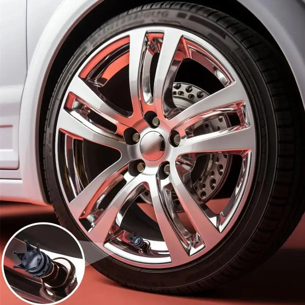 4PCS Crown Style Tire Valve Stem Caps, Air Caps Cover, Aluminum Alloy Dustproof And Waterproof Valve Caps Cover For All Toyota