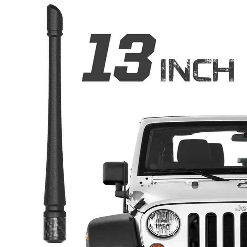 32CM Multi-model Universal AM FM Radio Antenna For Dodge Ram 1500  Jeep Wrangler JK/JL Ford F150 Chevy Silverado Toyota Tundra