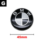 45mm 47mm Steering Wheel Center Emblem Badge Sticker For BMW E39 E46 E60 E87 E90 E92 F10 F20 F30 G20 Interior Decoration
