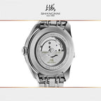 Shanghai Watch Calendar Mechanical Men's Watches 40mm Automatic Watches 316L Stainless Steel 50M Waterproof reloj hombre SH3007