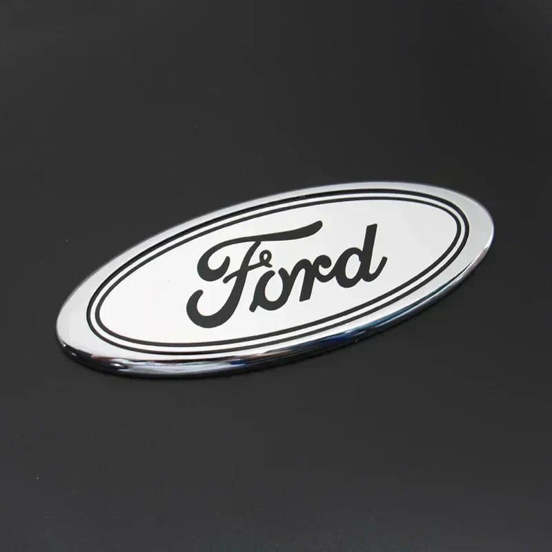 ABS Car Rear Trunk Sticker Front Hood Emblem for Ford Fusion Ranger Escape Fiesta Explorer Focus Bronco Mondeo Transit