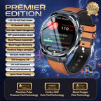 2026 New ECG AI Health Smartwatch for Men 1.53"AMOLED BP/Heart Rate Monitor BT Call IP68 Waterproof Smart Watch for Android IOS