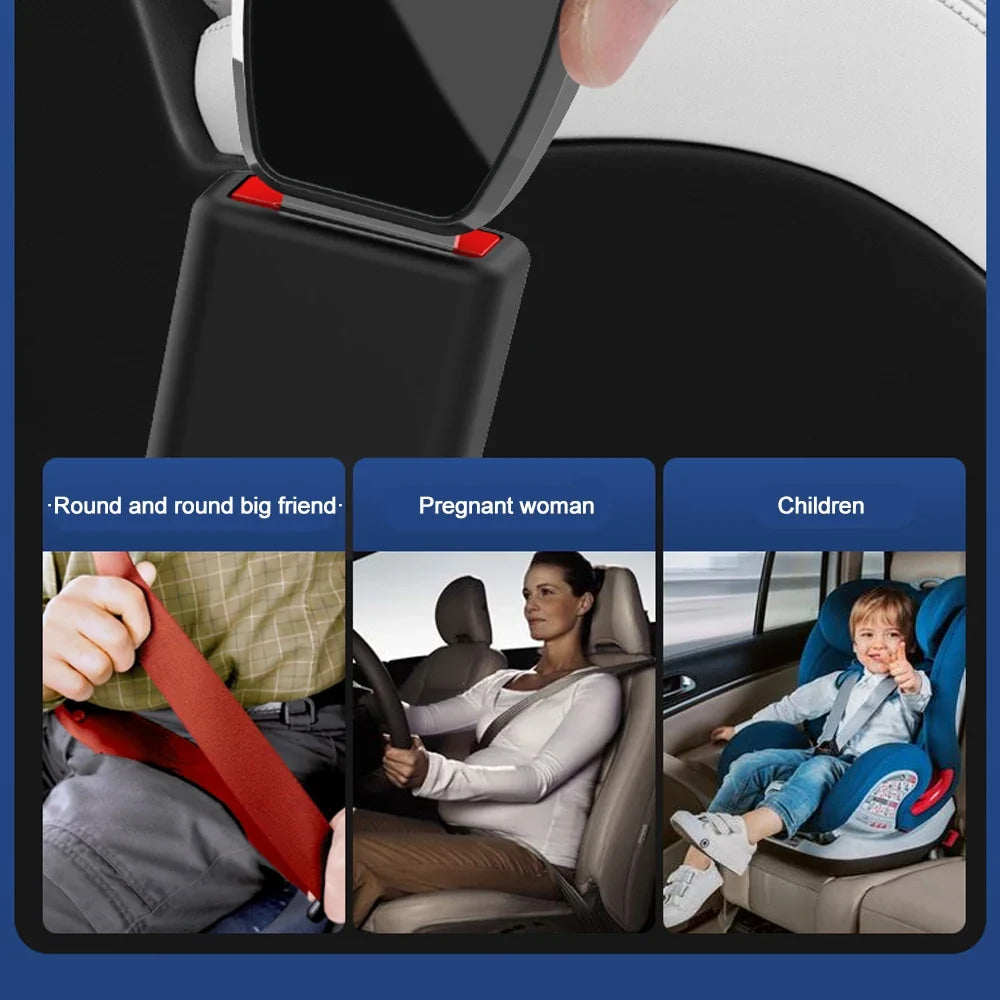 1/2PCS Car Seat Belt Clip Extender Auto Belt Extension Thick Insert Socket Extender Buckle Seat belt buckle plug