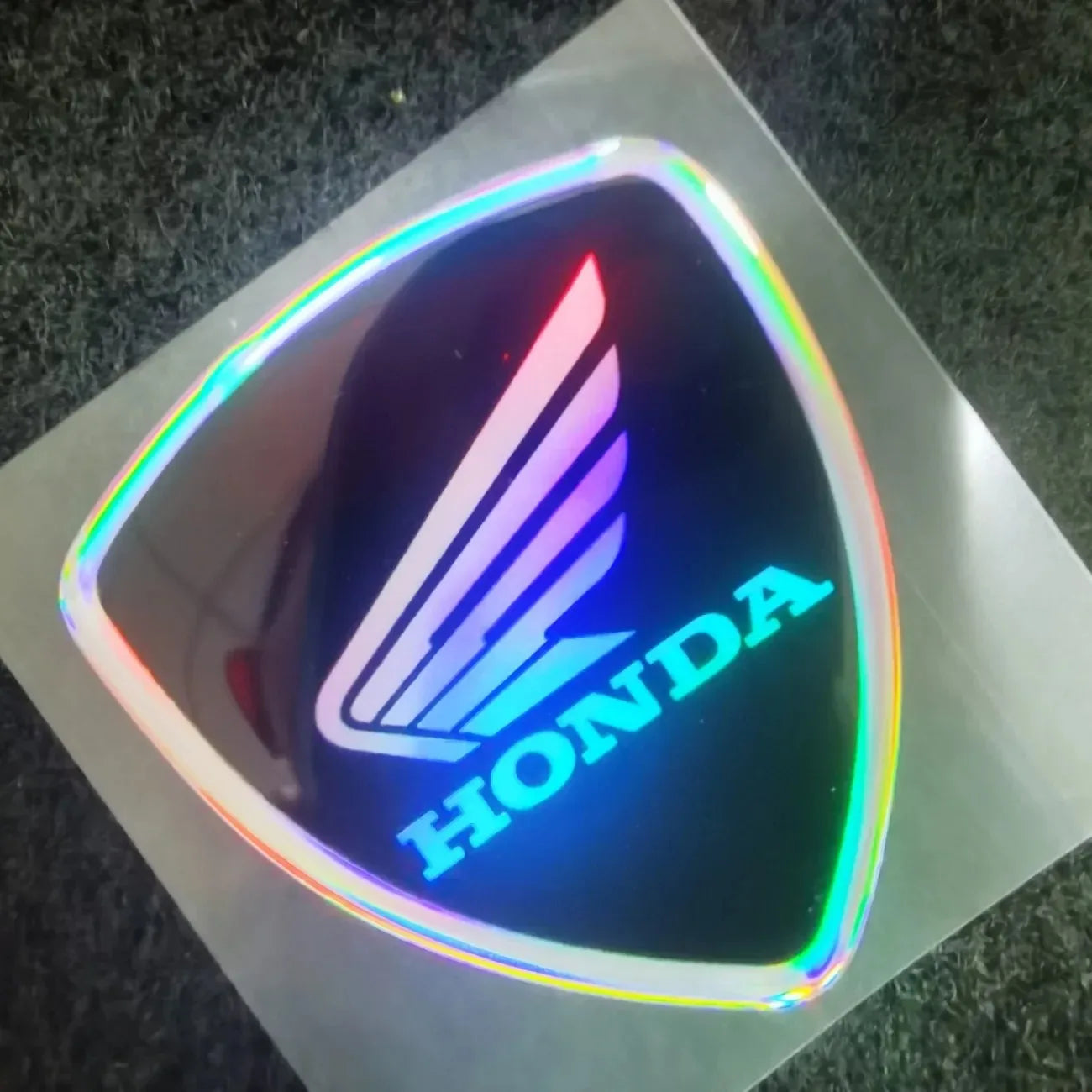 For Honda Stickers Motorcycle Stickers 3D Gel Emblem Logo Electric Car Stickers Accessories Reflective Colorful Laser Sticker