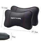1Pcs Car Seat Headrest Auto Logo Neck Pillow For Ford Raptor F150 2019 2020 2021 2022 2023 2018 car accessories interior