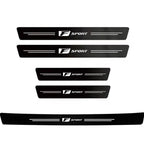 1/4/5Pcs Carbon fiber automotive parts car threshold stickers For Lexus F SPORT IS250 IS200 CT200h GS300 LS430 RX450h ERX400h